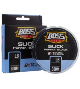 10LB Boss Braid - Slick 8X Perma Black 300m (130876)