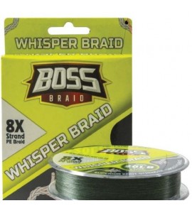 10lb Boss Braid 8 Strand -Whisper Braid green 300m 4.5kg -0.15mm (130558)