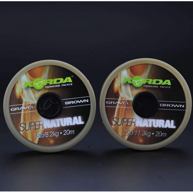 25lb Supernatural Braided Hooklink - Weed Green 20m