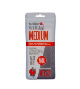 Solid PVA Bags - Meduim 65mm X 130mm (228102)