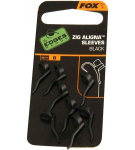 Zig Aligna Sleeves Black 8pcs - Fox