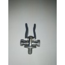 Butt Lock Stainless Steel Meduim - War Carp