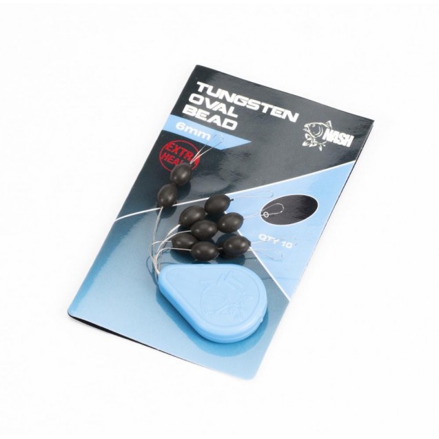 6mm Tungsten Oval Beads -T8710