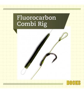 Carp Rig - Fluorocarbon Combi Rig 20lb - Size 4 (691208)