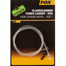 Fluorocarbon Fused Leaders 30lb Size 7 Kwik Change  (CAC717)