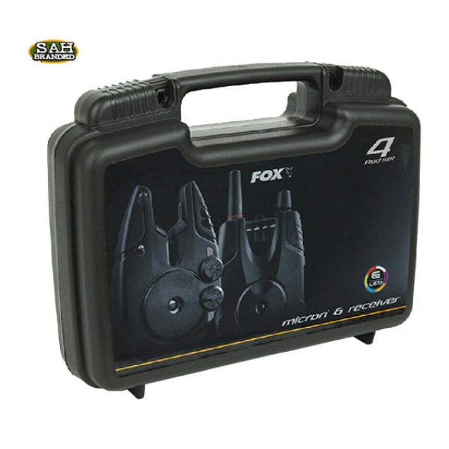 Fox MX 4 Rod Set Alarms W/Receiver (CEI193)