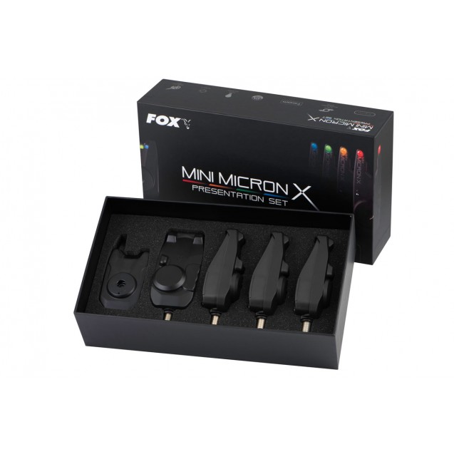 Fox Mini micron X Alarm Presentation Set - 4 Rod (CEI119)