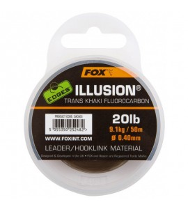 20lb Illusion Trans Khaki Fluorocarbon - 50M (CAC603)