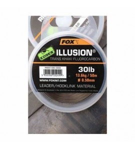 30lb Illusion Trans Khaki Fluorocarbon - 50M (CAC604)