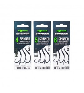 Size 6 - Spinner Micro Barbed Ready Rigs 3 pcs [KRR032]