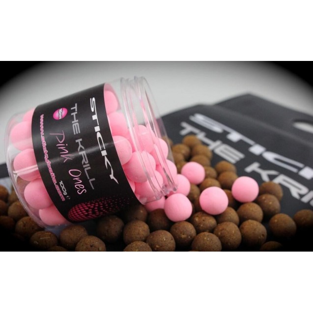 14mm The Krill Pop Ups Pink - Sticky Baits