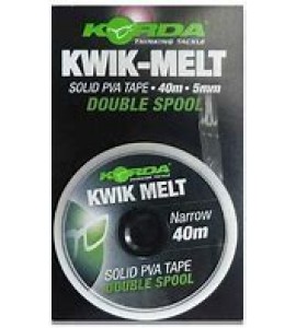 Kwik Melt Pva Tape - Narrow Double spool 40m (KEMT5)
