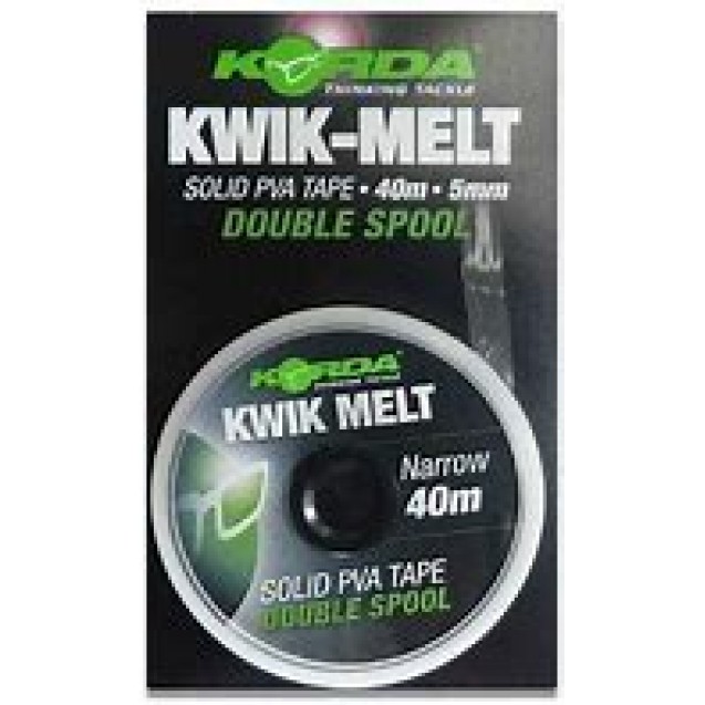 Kwik Melt Pva Tape - Narrow Double spool 40m (KEMT5)