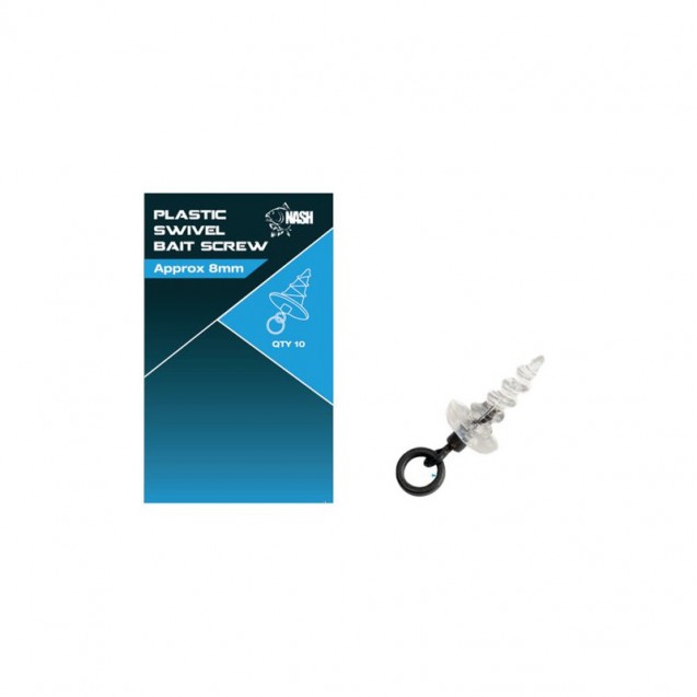 Plastic Swivel Bait Screw 8mm - T8098