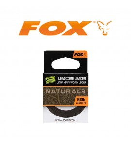 50lb Leadcore leader -Ultra Heavy Woven Leader - Natural - CAC821