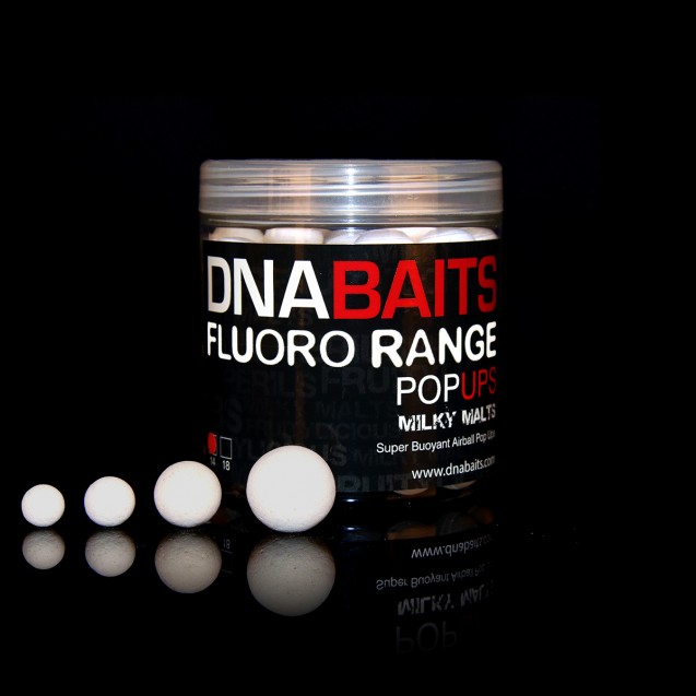 12mm Milky Malts Fluoro Popups - DNA