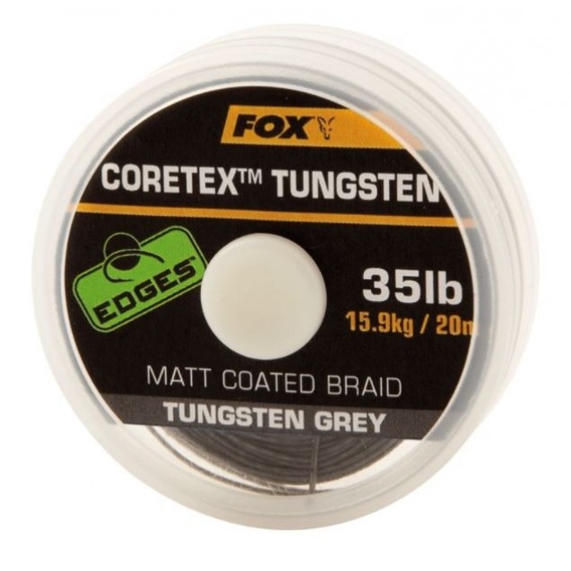 35lb Fox Coretex Tungsten Grey Coated Braid