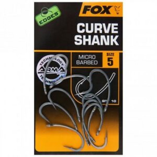 Size 7 Fox Curve Shank Hooks