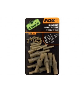 Running Safety Clips (Trans Khaki)
