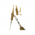 Running Safety Clips (Trans Khaki)