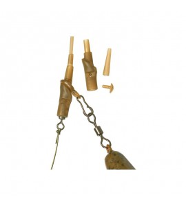 Running Safety Clips (Trans Khaki)