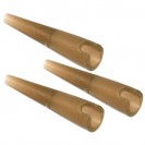 Size 7 Safety Lead Clip Tail Rubbers (Trans Khaki) - Fox