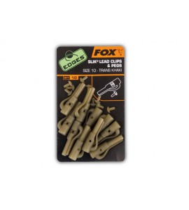 Size 10 Fox Slik Lead Clips & Pegs