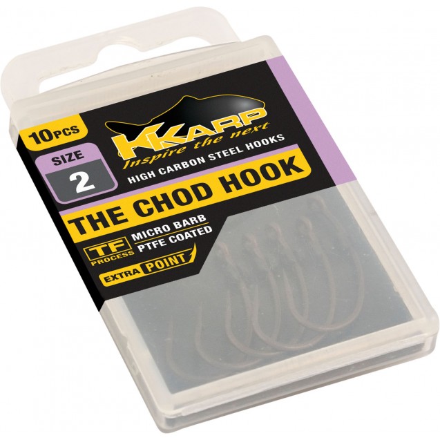 Size 2 K Karp Chod Hooks