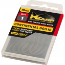 Size 1 Continental Boilie Hooks - K Karp