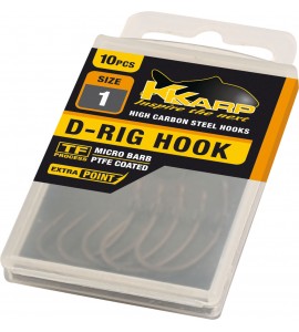 Size 1 K Karp D-Rig Hooks