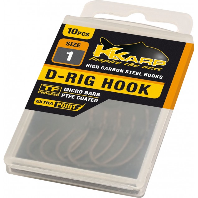 Size 1 K Karp D-Rig Hooks