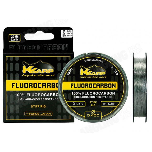 K Karp Fluorocarbon Stiff Rig Material 30lb