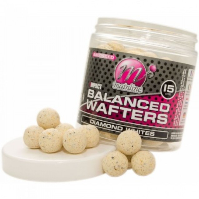 12mm Balanced Wafters - Diamond Whites (M23079)
