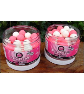 14mm Fluoro Pink/White Popups - Cell