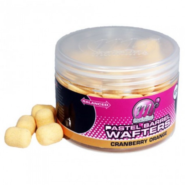 12 X 15mm Pastel Barrel Wafters - Cranberry Orange (M35001)