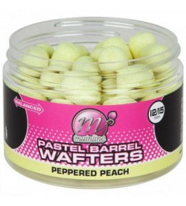 12 X 15mm Pastel Barrel Wafters Peppered Peach (M35002)