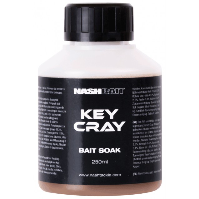 Key Cray Liquid Bait Soak 250ml - Nash
