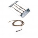 Cling On Leader Micro Swivel & Link Clip 45lb Silt