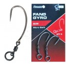 Size 6 Pinpoint Fang Gyro Micro Barbed Hooks - Nash