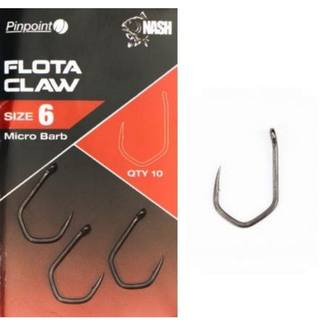 Size 6 Pinpoint Claw Hooks - Nash