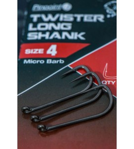Size 1 Pinpoint Twister Longshank Hooks - Nash