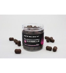 16mm Bloodworm Dumbells - Sticky Baits