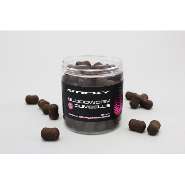 16mm Bloodworm Dumbells - Sticky Baits