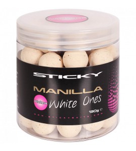 16mm Manilla White One's Wafters - Sticky Baits