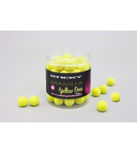 16mm Manilla Yellow One's Wafters - Sticky Baits
