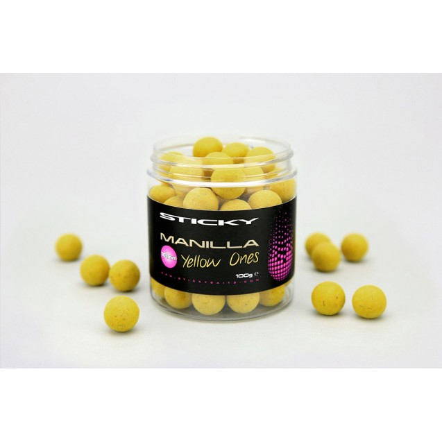 16mm Manilla Yellow One's Popups - Sticky Baits