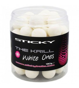 16mm The Krill White One's Wafters - Sticky Baits