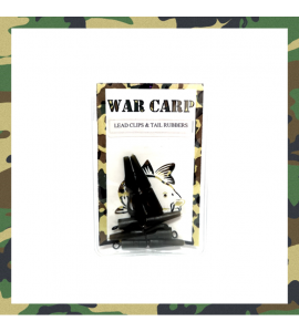 Lead Clips & Tail Rubbers - War Carp