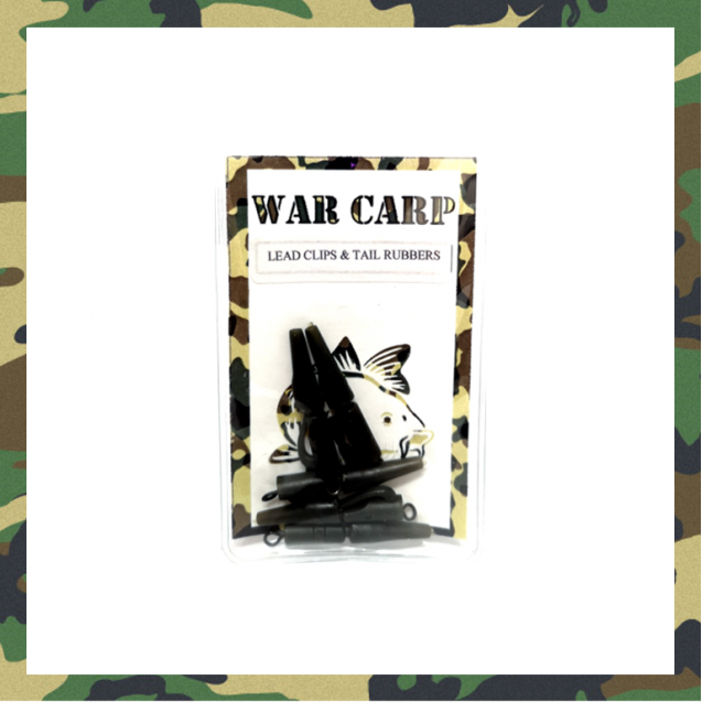 Lead Clips & Tail Rubbers - War Carp