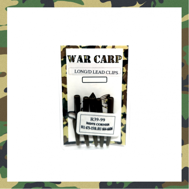 Long/D Lead Clips - War Carp